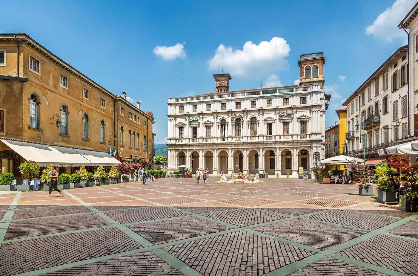 Piazza Vecchia - Palazzo Nuovo - Bergame