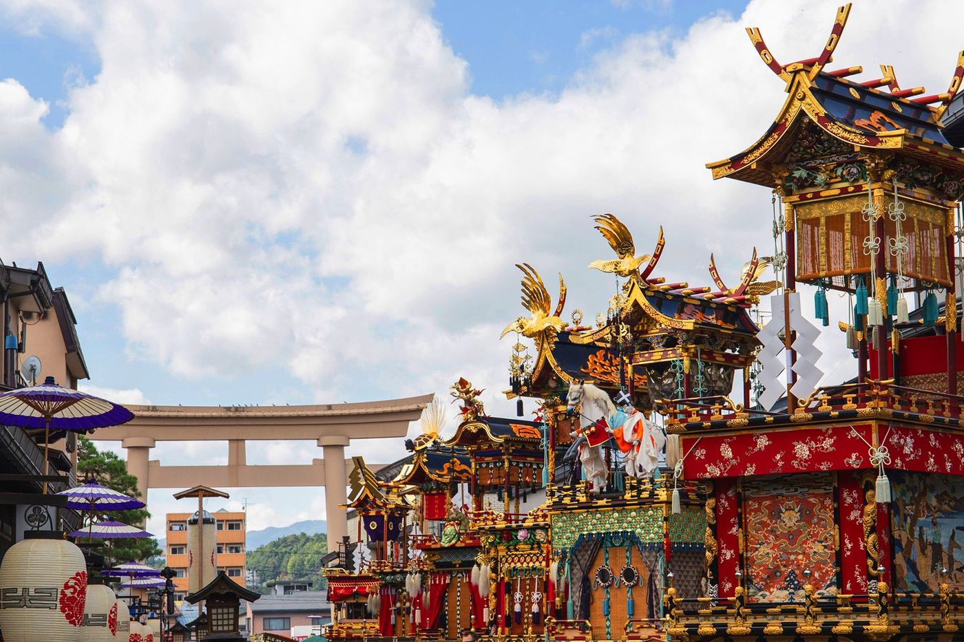 Le festival d'automne de Takayama