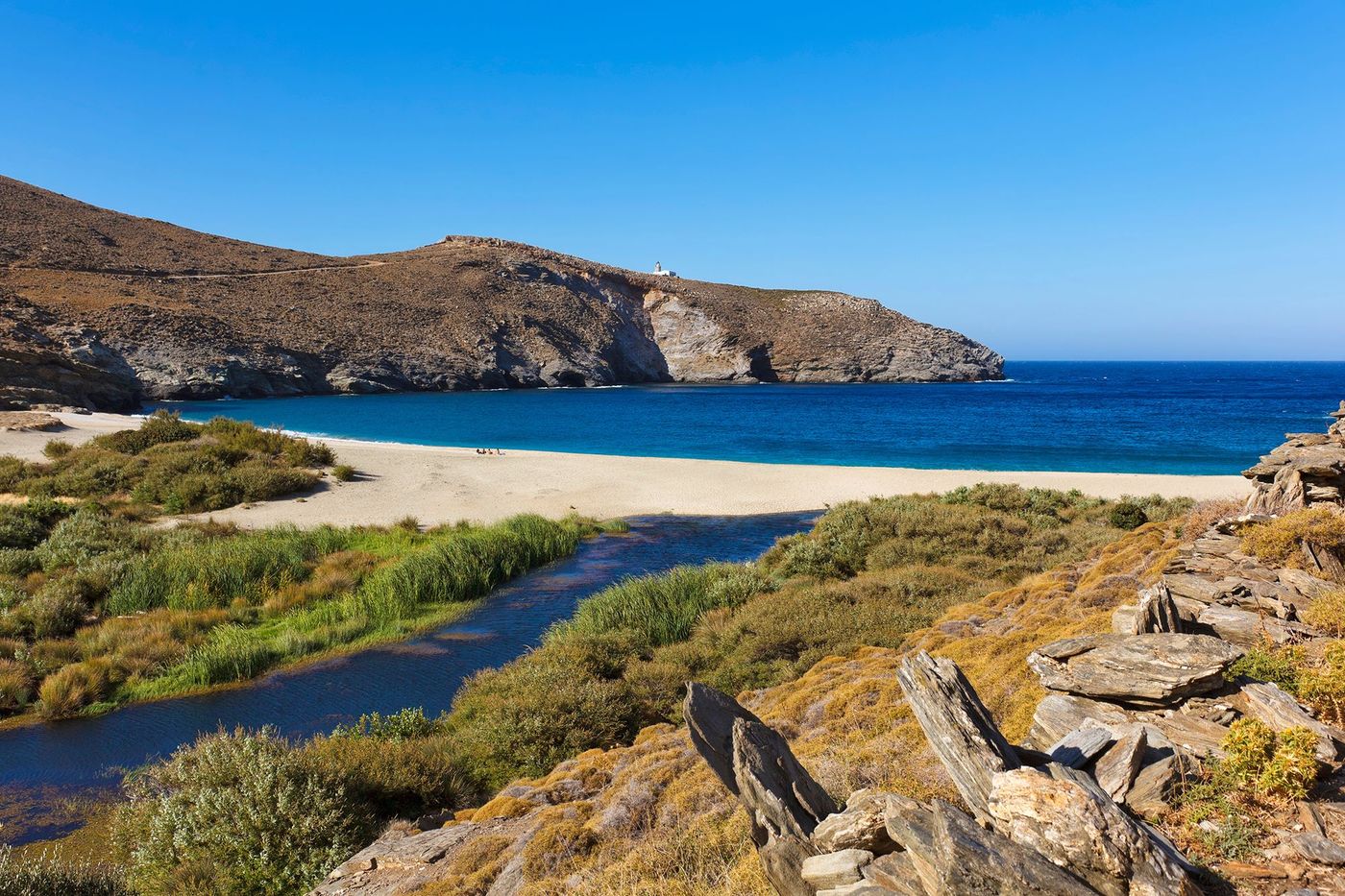 Plage Achla - Andros
