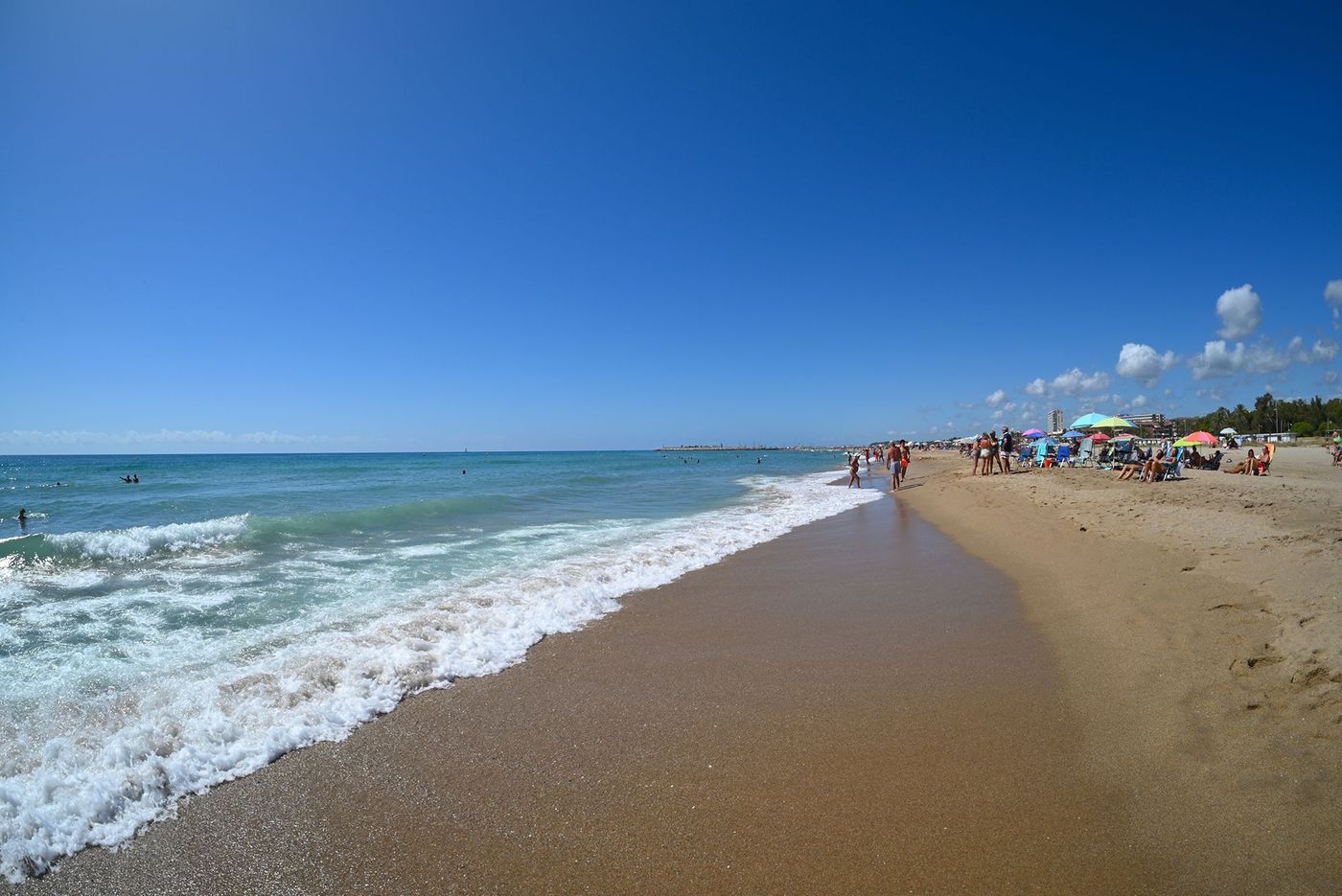 Plage de Coma-Ruga, Catalogne, Espagne