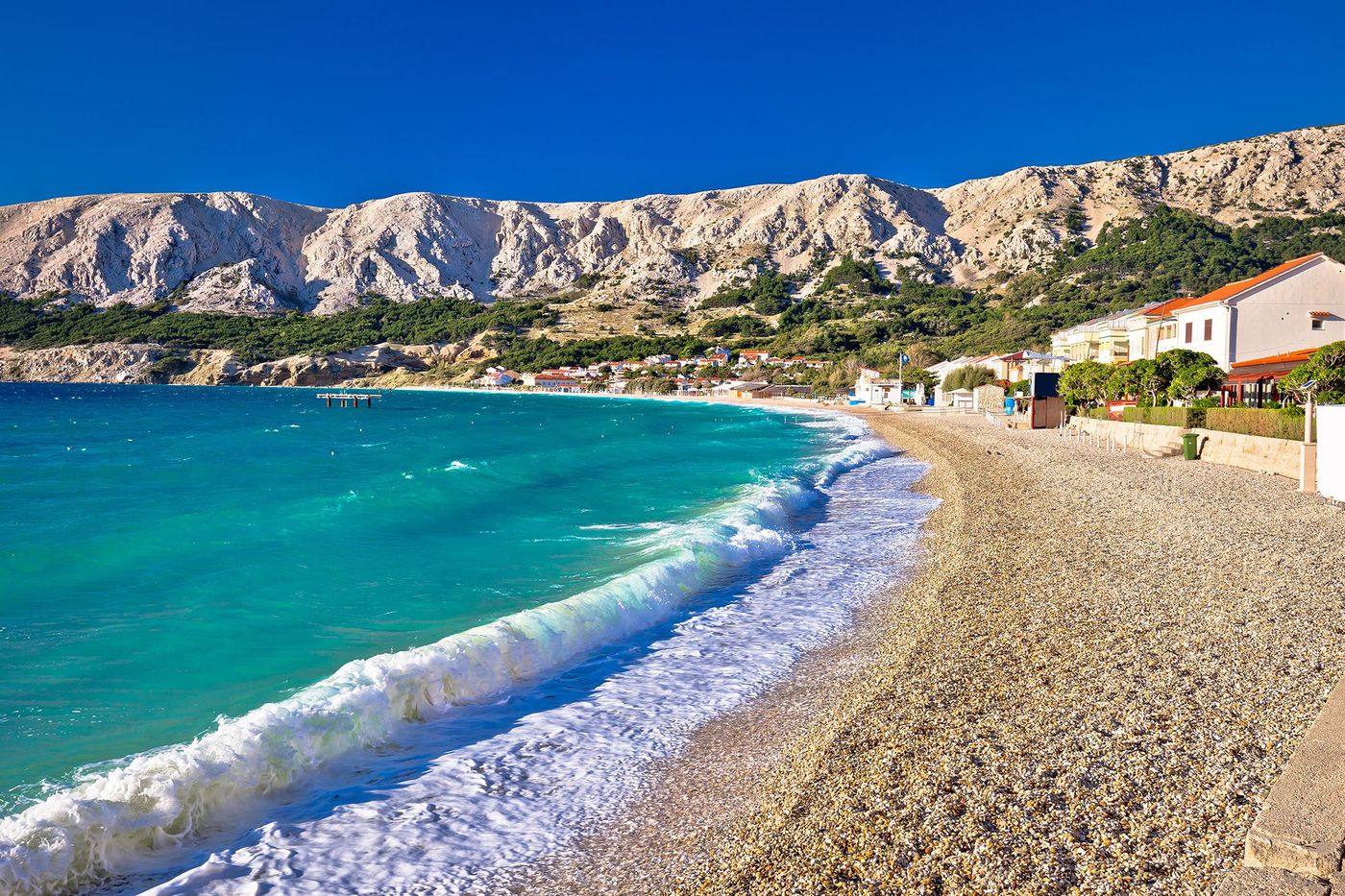 Plage de Baška - Île de Krk
