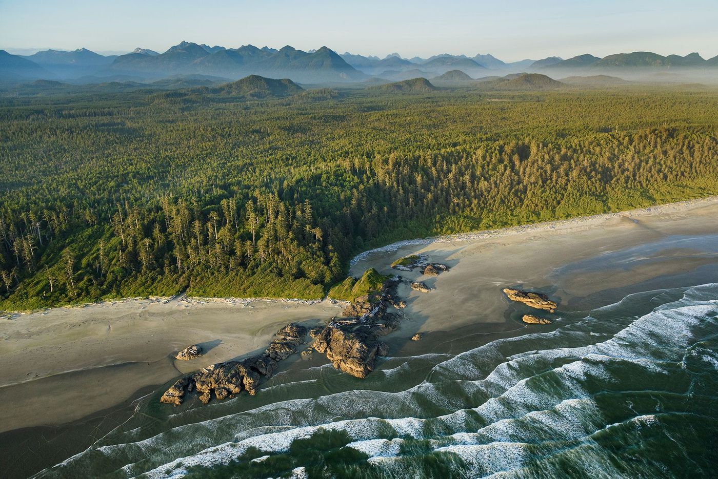 Plage du parc national Pacific Rim