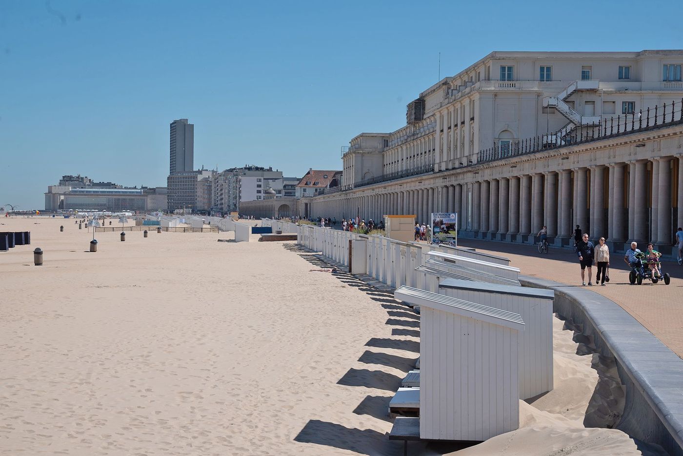 Plage et galeries royales - Ostende
