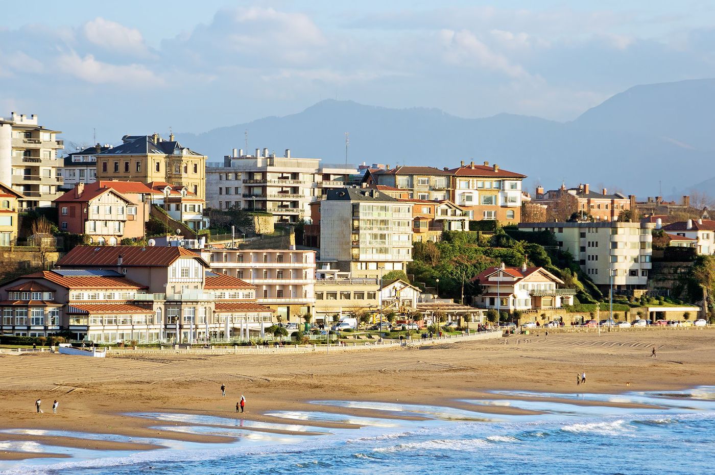 Plage et habitations de Getxo