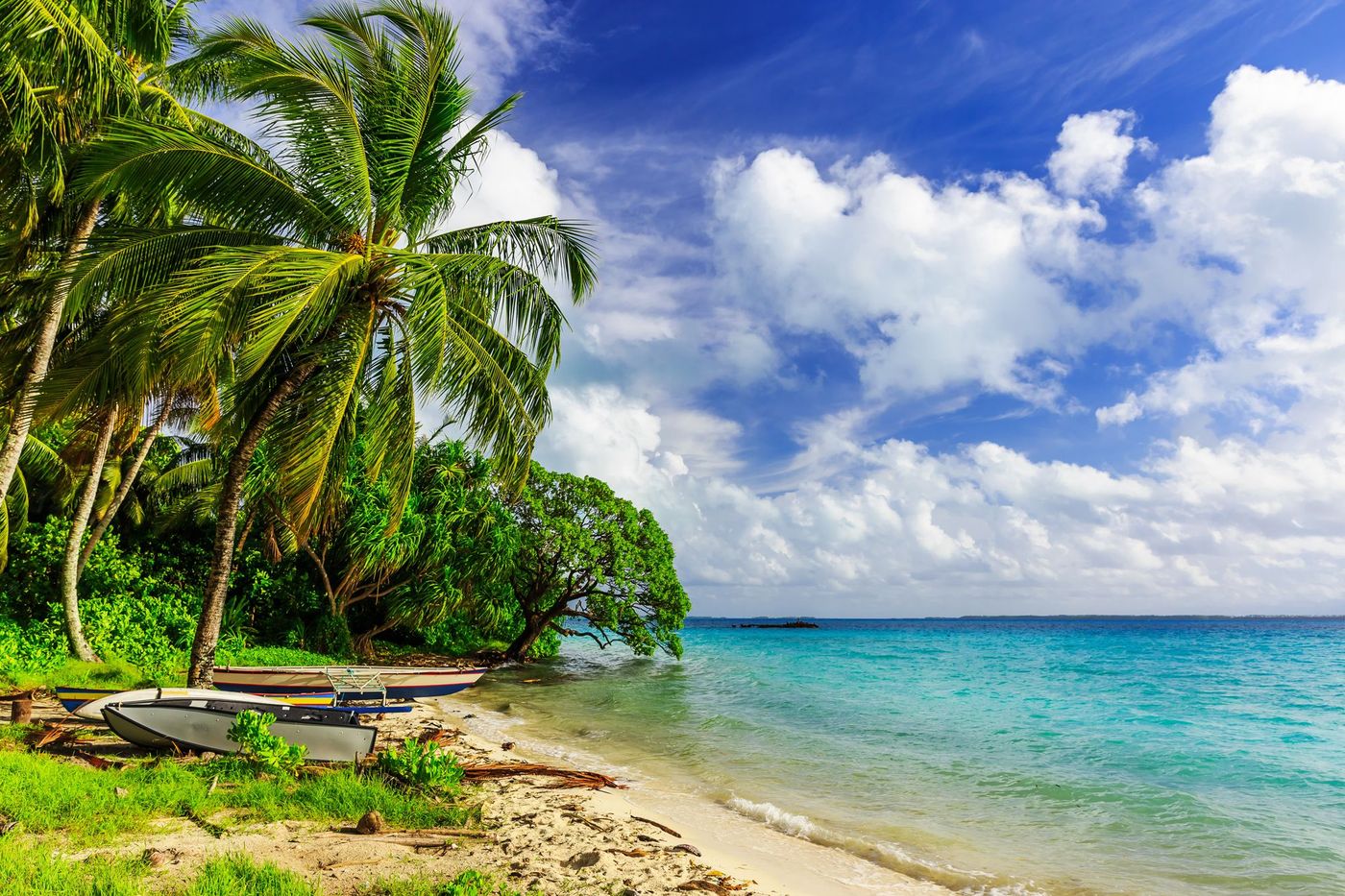 Plage Lagon Kiribati