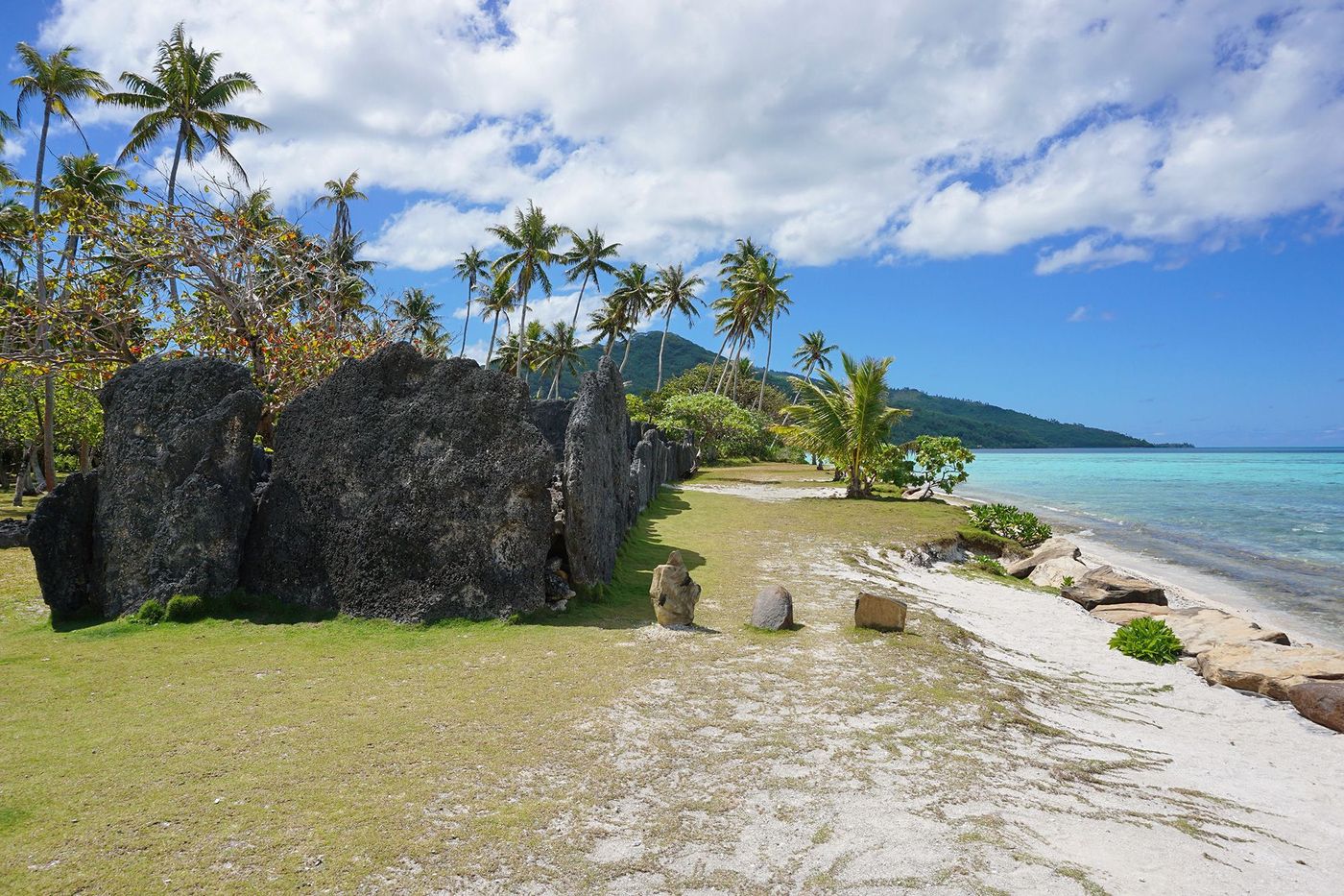 Polynésie Huahine Marae Anini