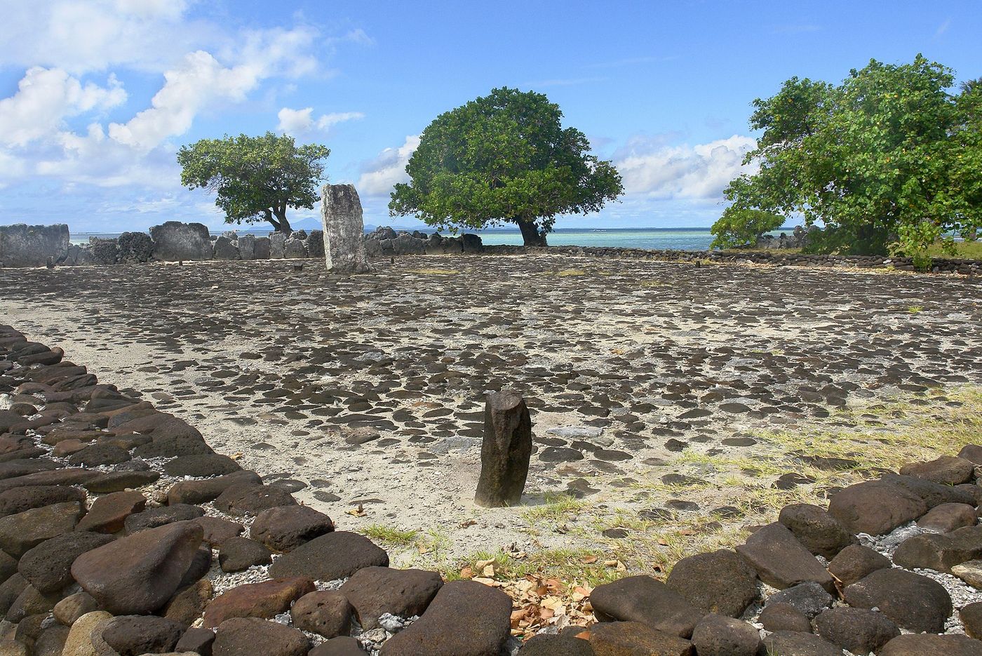 Polynésie Raiatea Marae de Taputapuatea