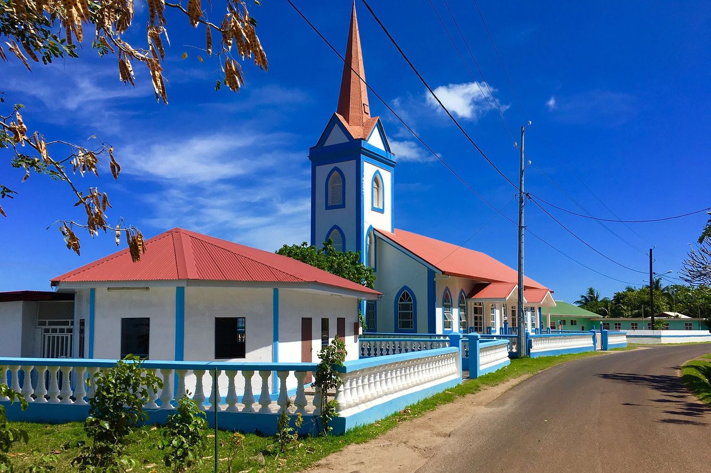 Polynésie Tahaa Eglise