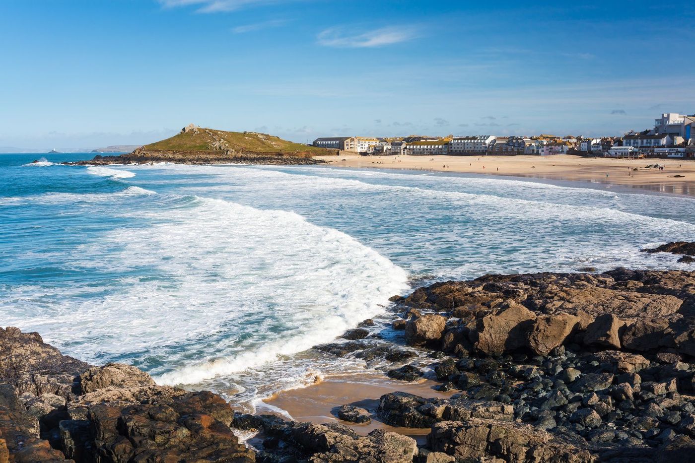 Angleterre Cornouailles St Ives Porthmeor Beach