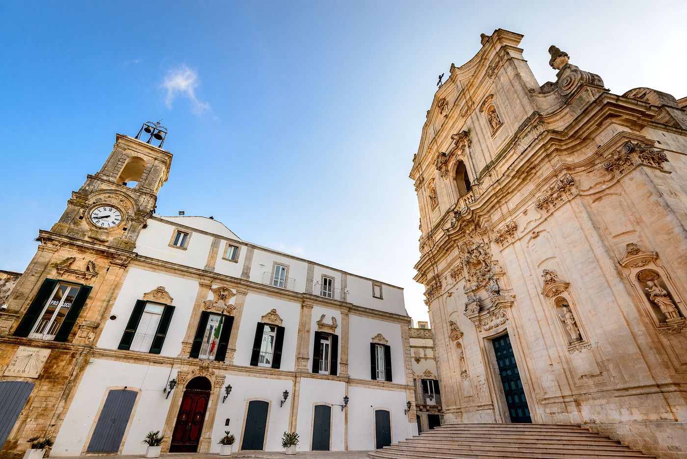 Pouilles Martina Franca Basilique San Martino