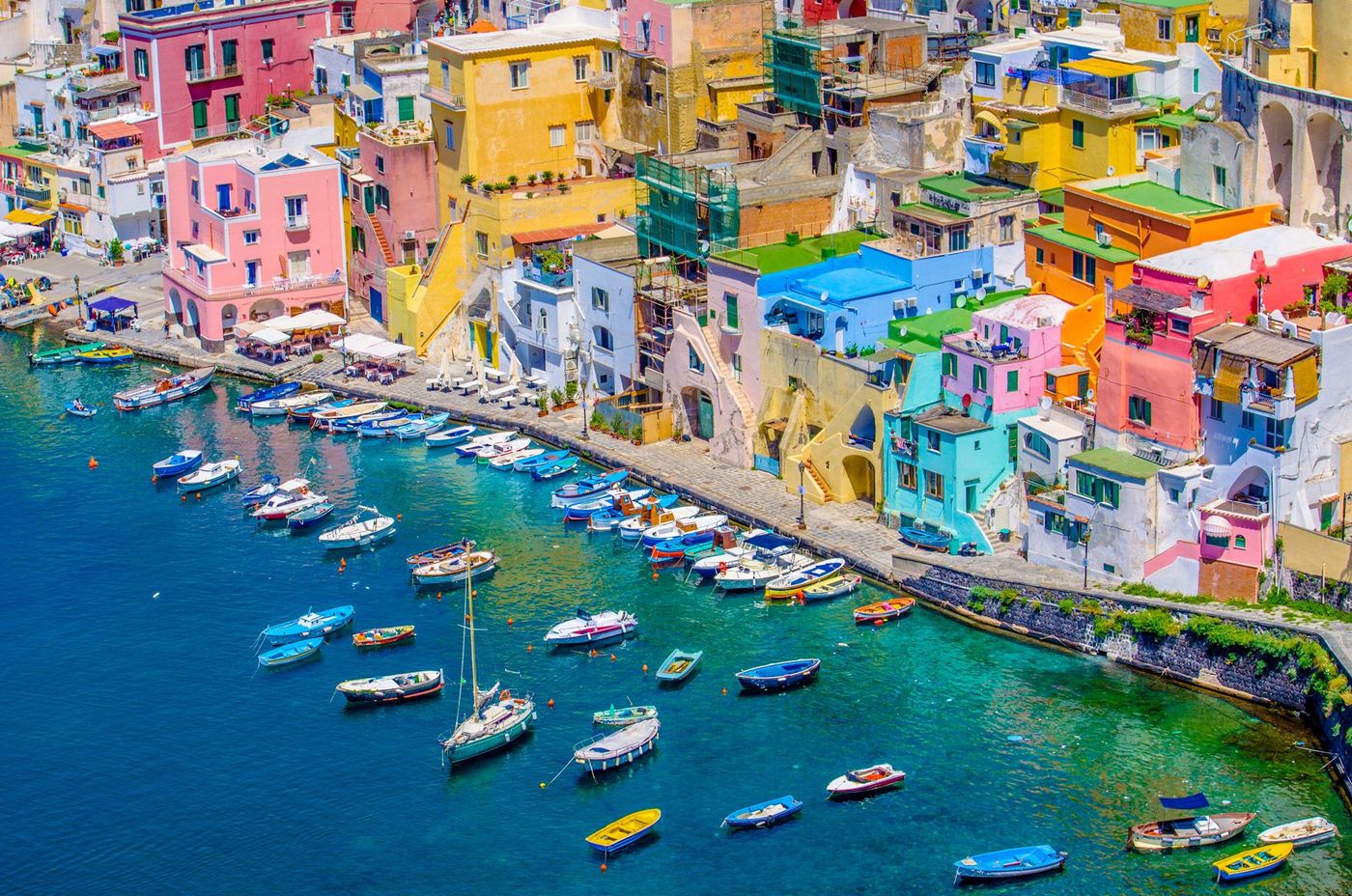 Procida Port Italie
