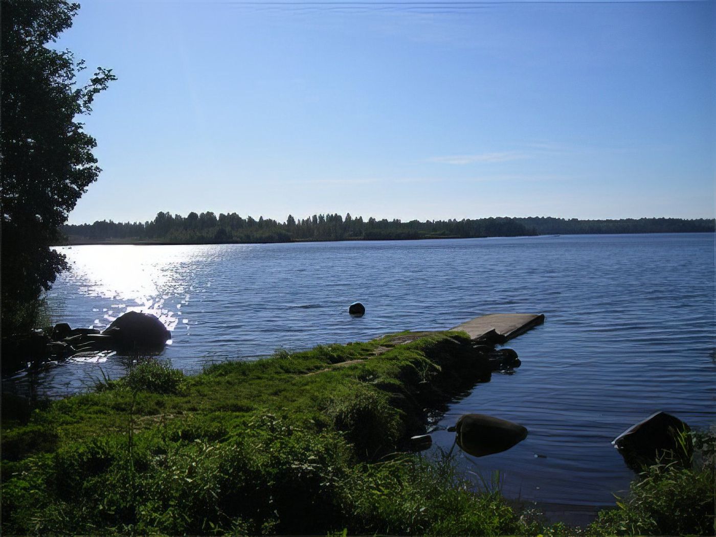 Un lac à Växjö