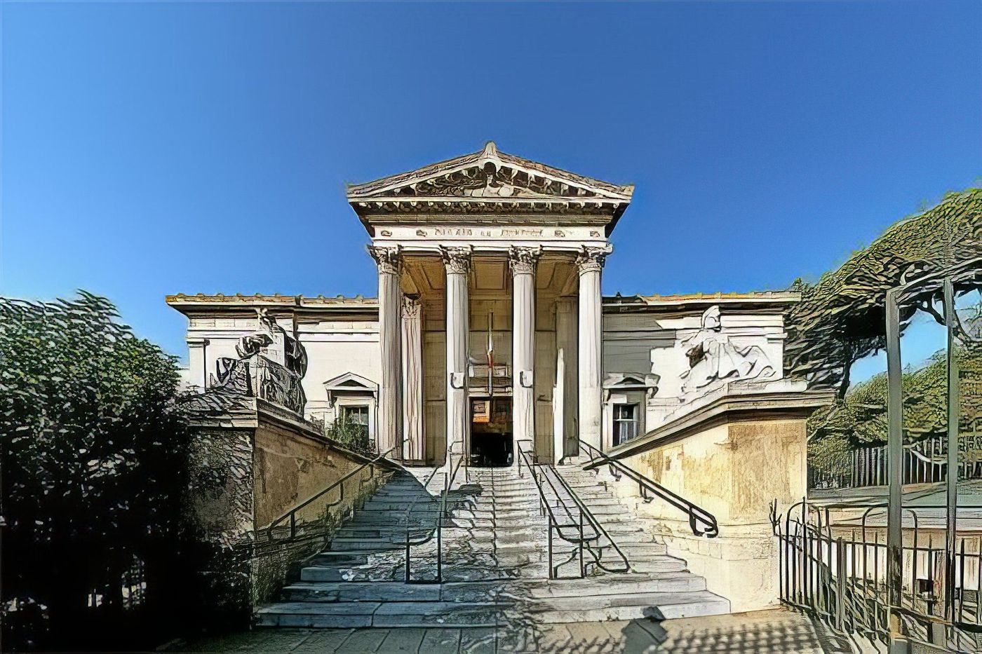 Photo inédite du palais de justice de Perpignan