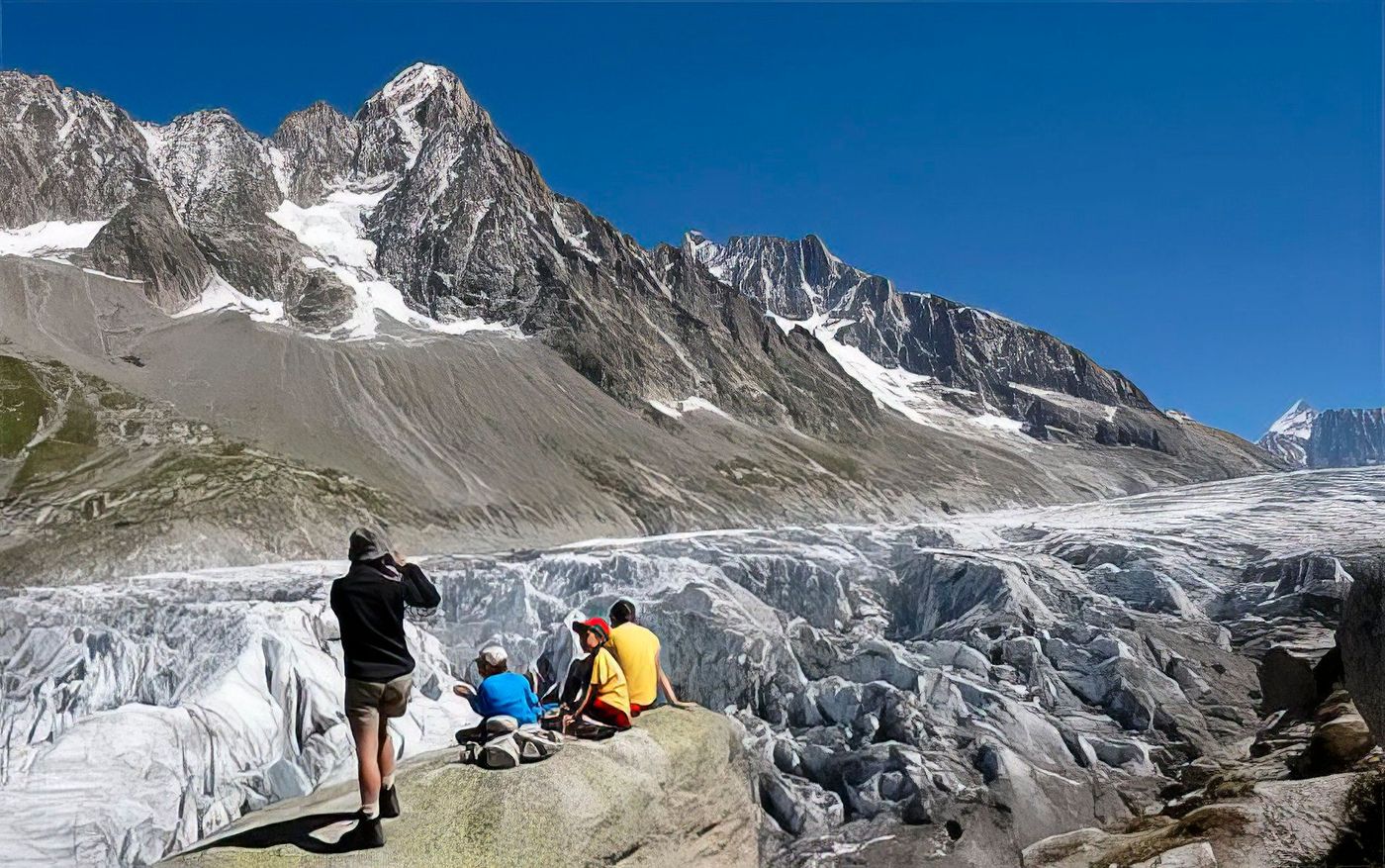 Glacier d'Argentière, Massif du Mont-Blanc