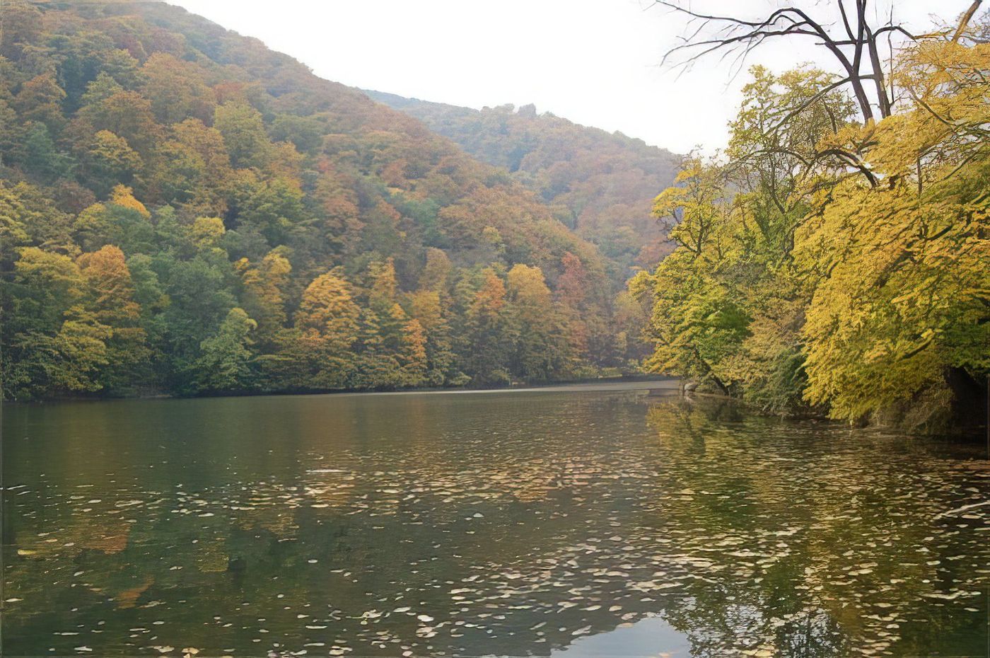 Le lac Hámori a Lillafüred, en automne