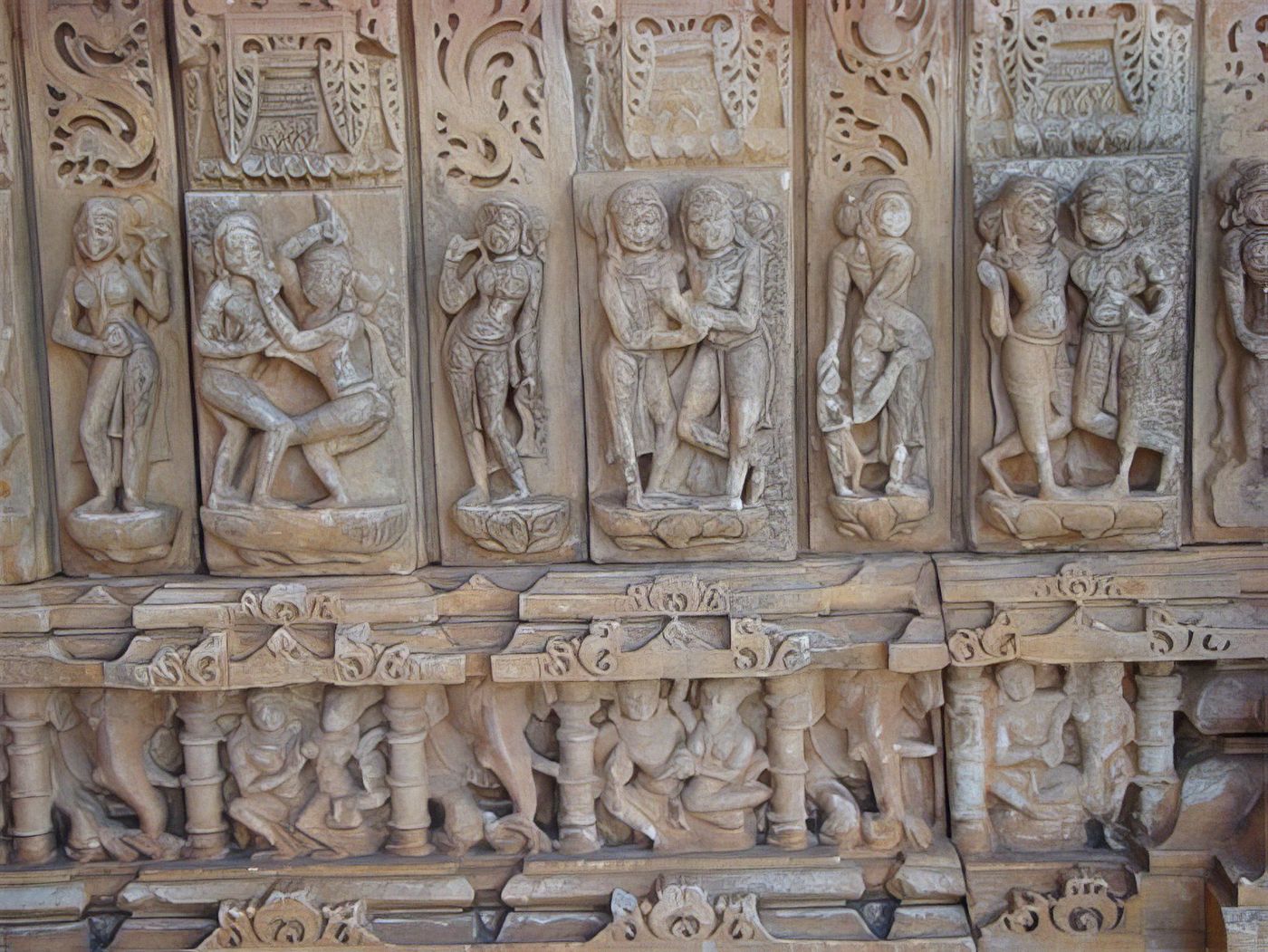 Scènes du Ramayana à Nagda