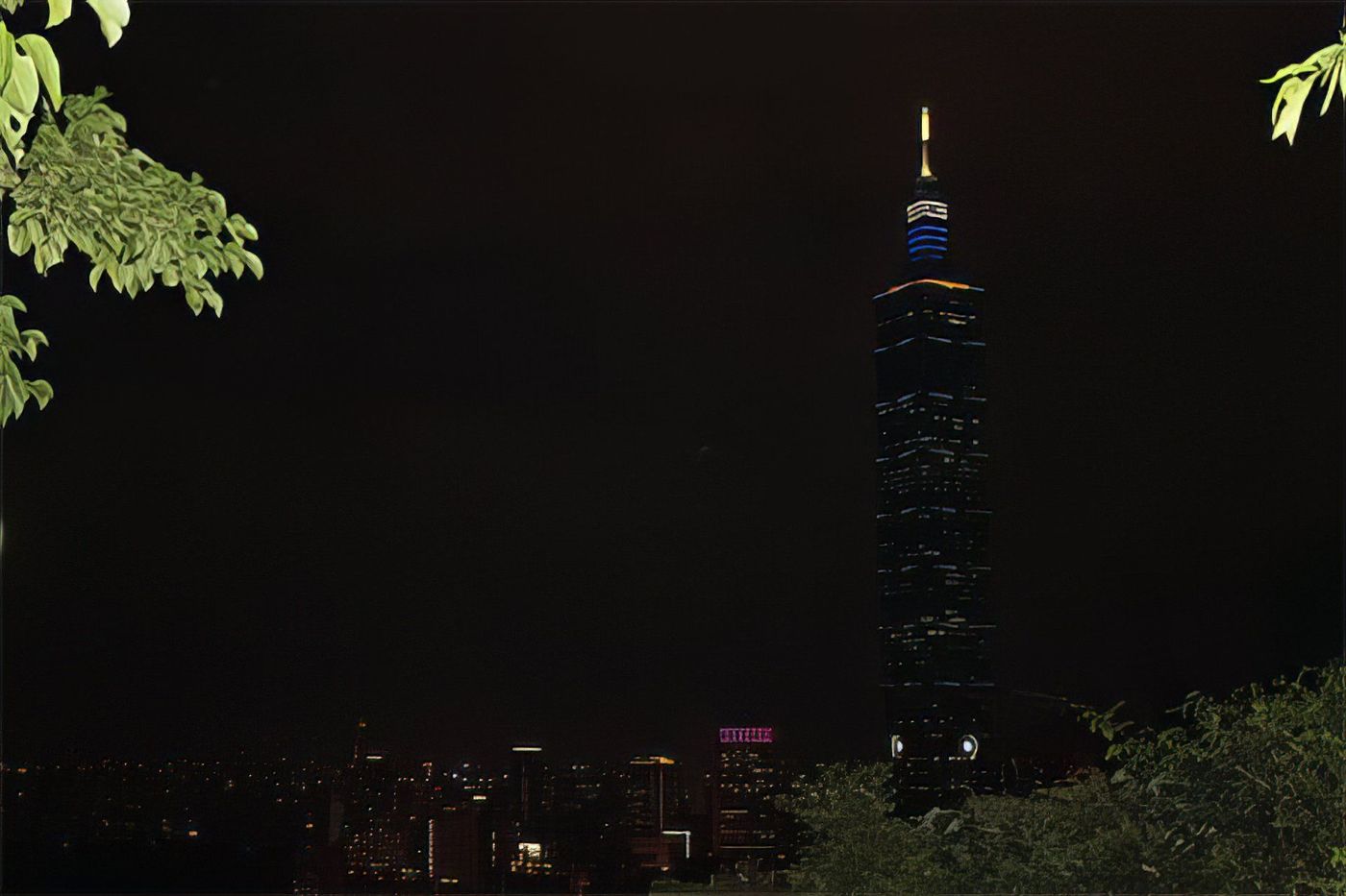 Taïpeï 101 de nuit