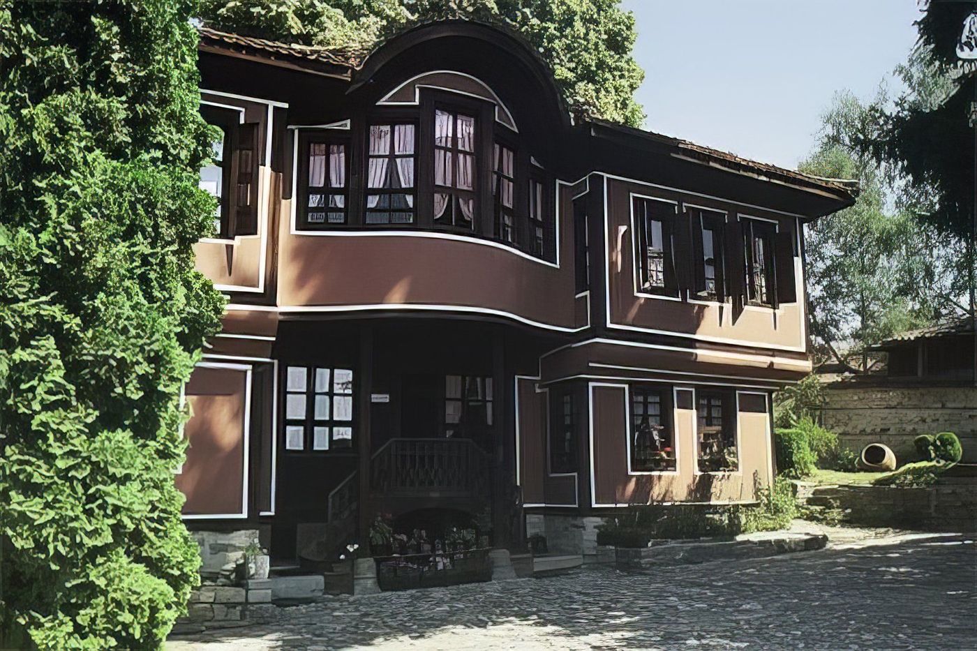 Koprivchtitsa, la maison Todor Kablechkov (vue sur cour)