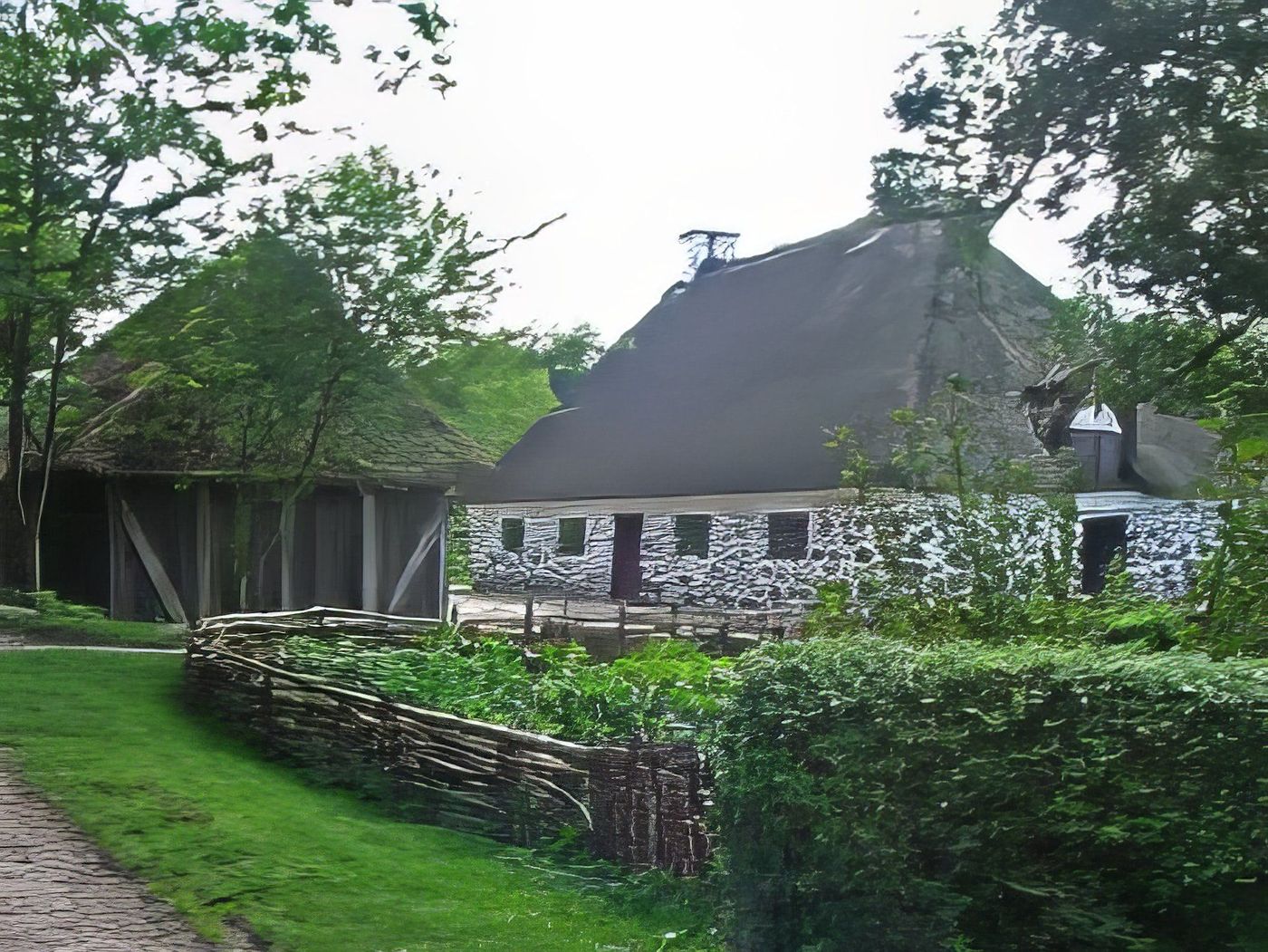 Maison dans le village fionien