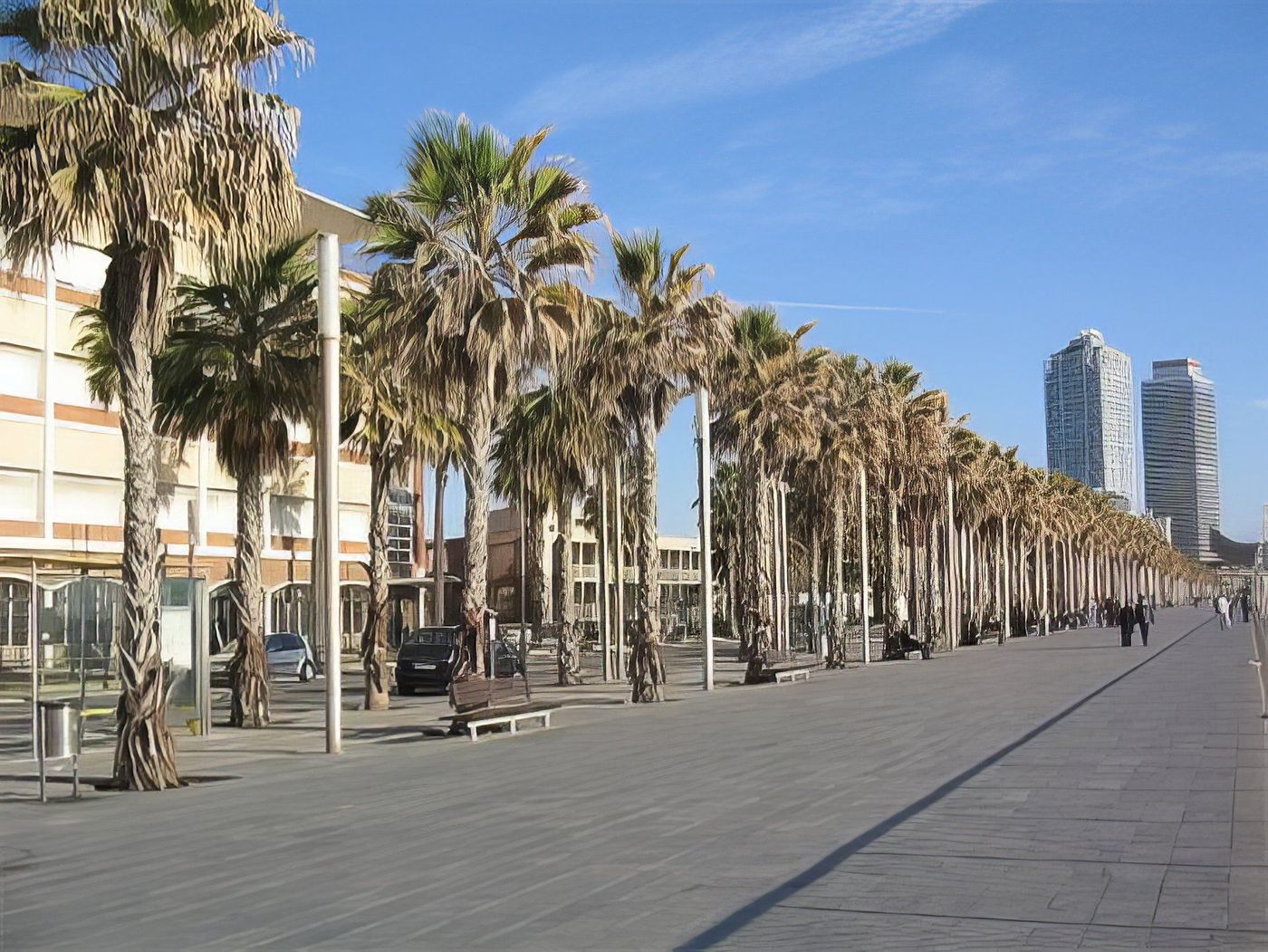 Barceloneta, les plages et le port
