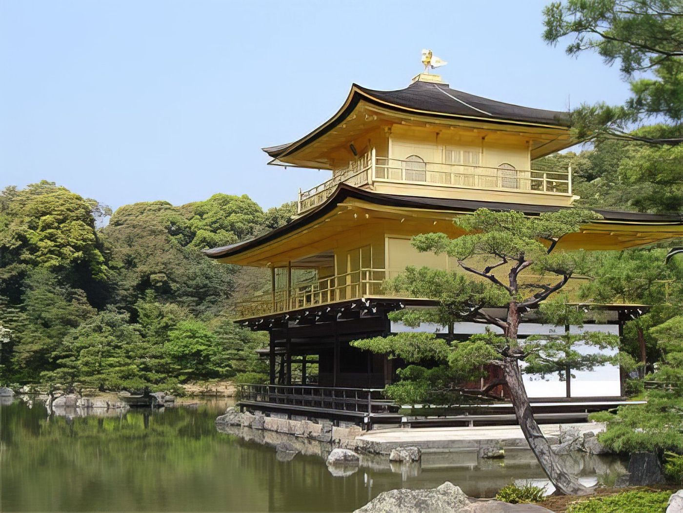 Temple Kinkaku-ji (pavillon d'Or)