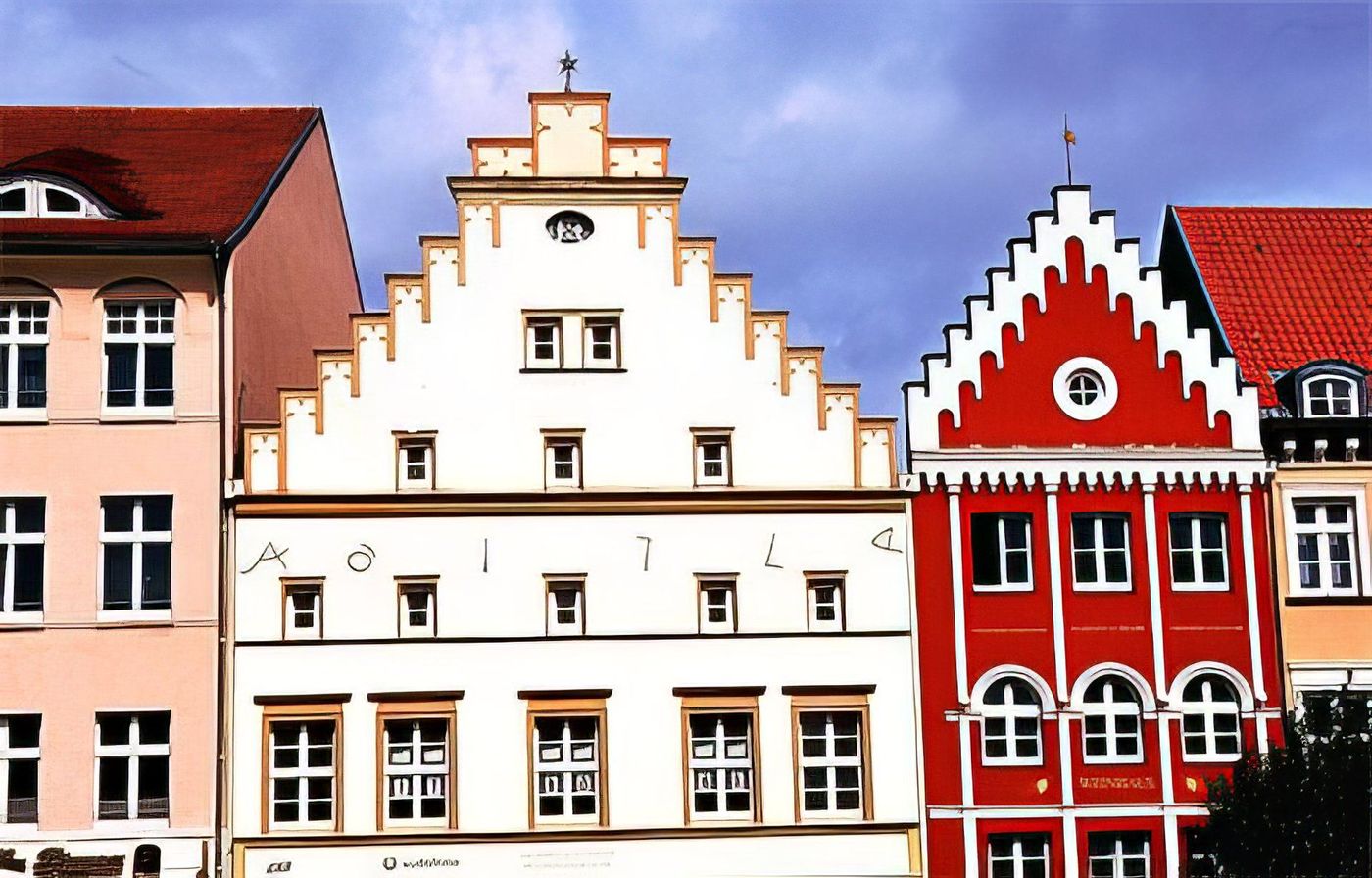 Les façades autour du Marktplatz
