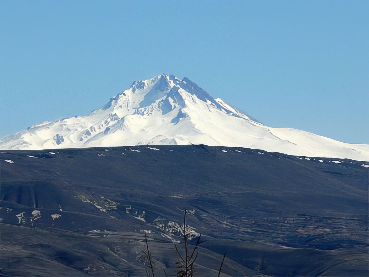 Mont Erciyes enneigé