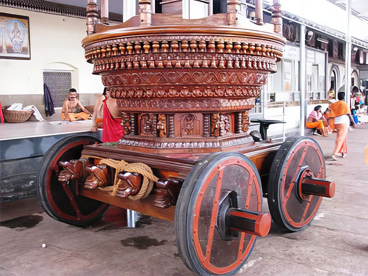 Le Chariot en bois