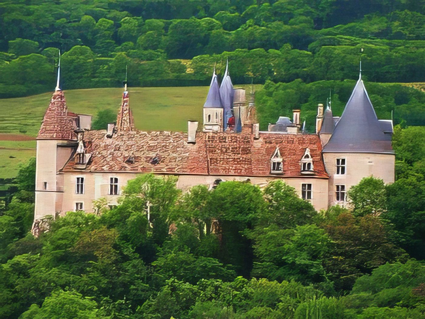 Château de La Rochepot en Côte d'Or