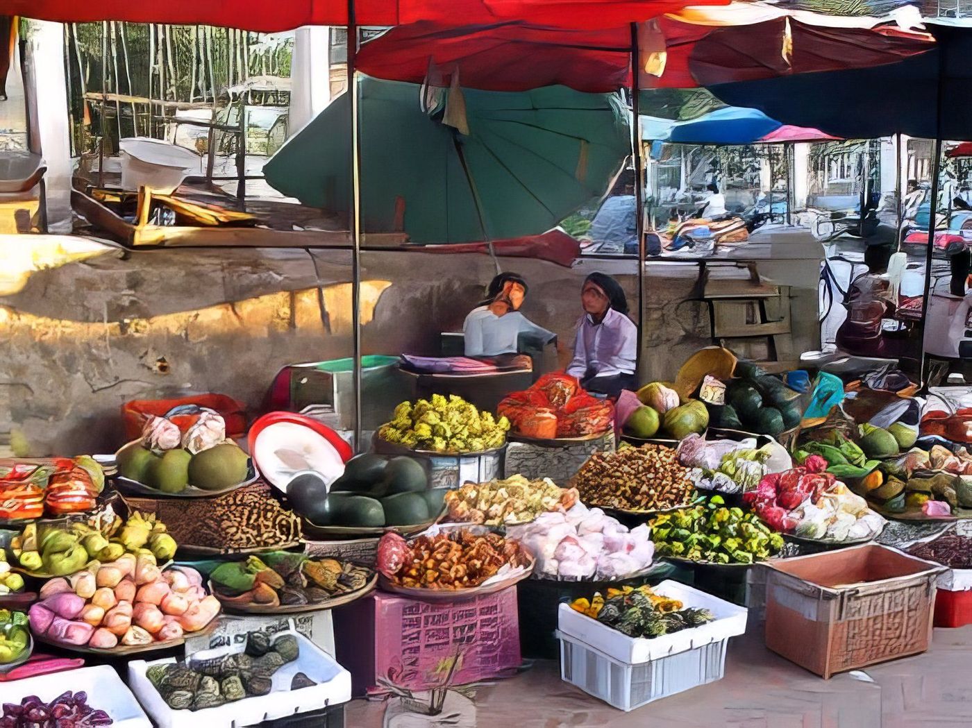 Luang-Prabang - Le marché