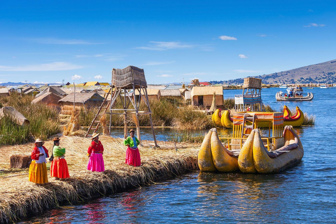 Le lac Titicaca à Puno - Pérou