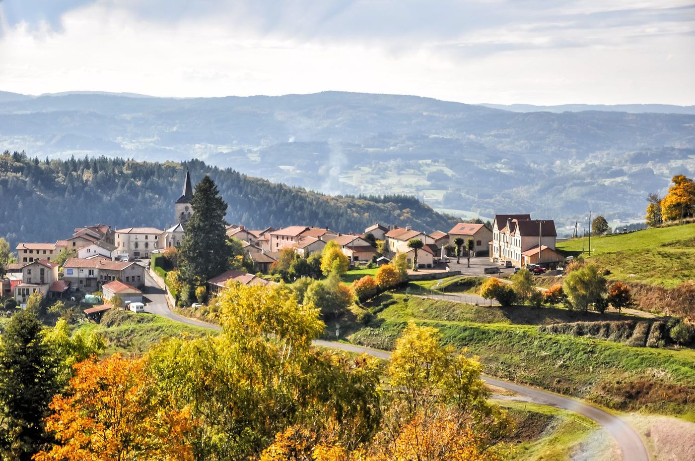 Village du Puy-de-Dôme en Auvergne