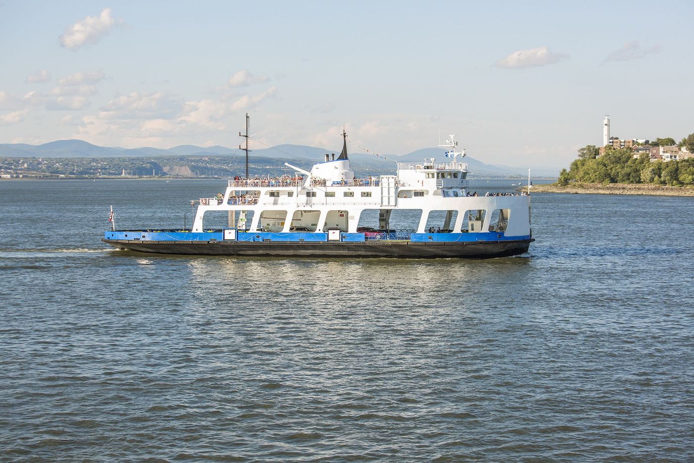 Québec Bateau sur le Saint-Laurent