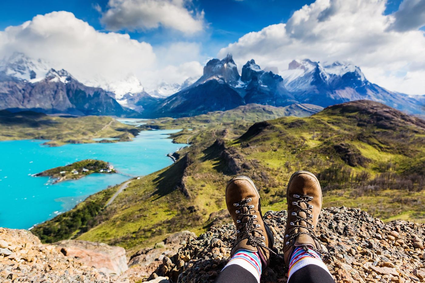 Randonneur Torres del Paine National Park