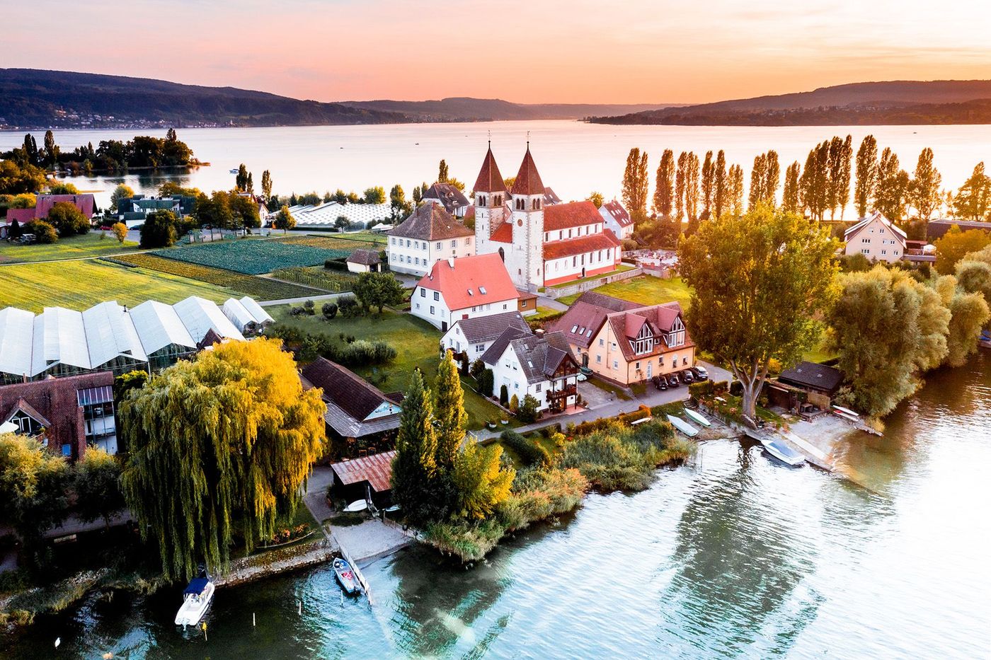 Île monastique de Reichenau sur le lac de Constance (Bade-Würtemberg)