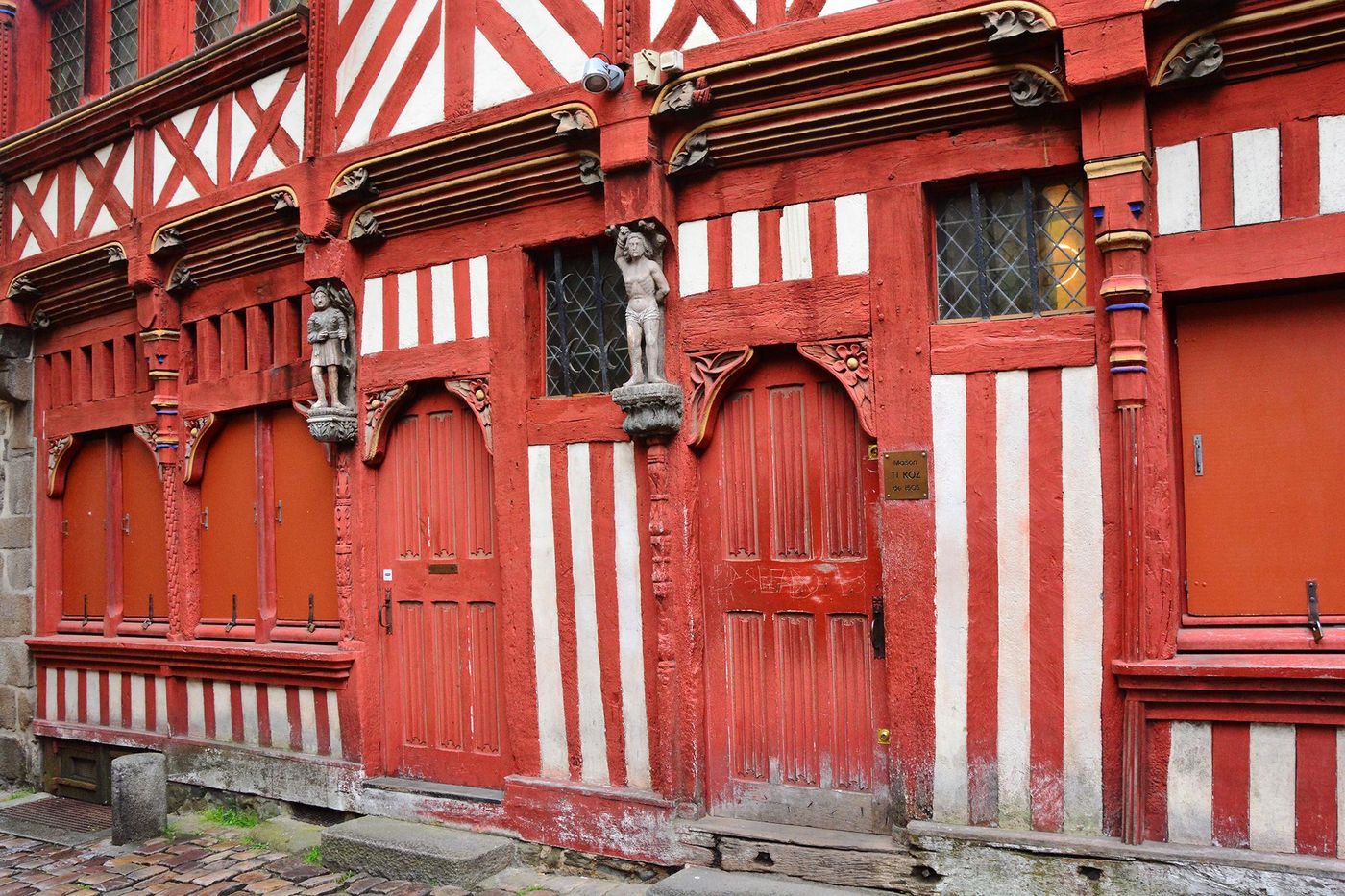 Bretagne Rennes Maison colorée