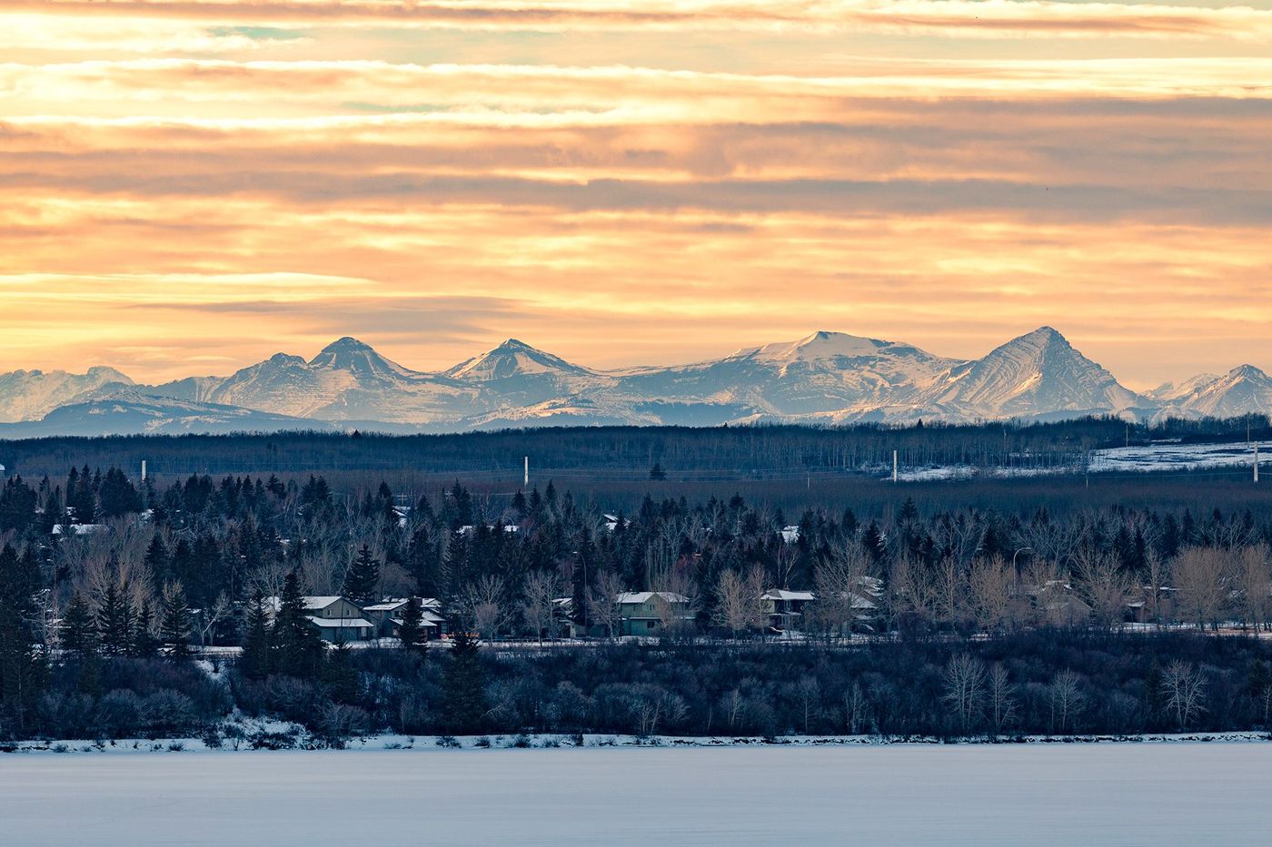Rocheuses depuis Calgary