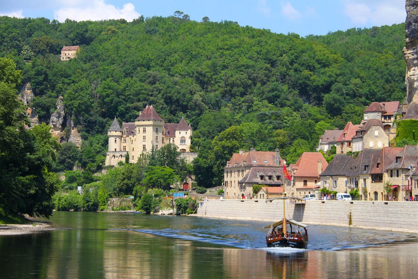 Dordogne La Roque-Gageac Gabare