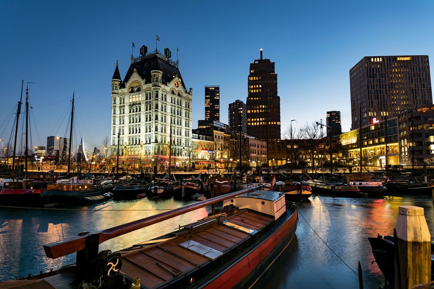 The Old Harbour of Rotterdam, Holland