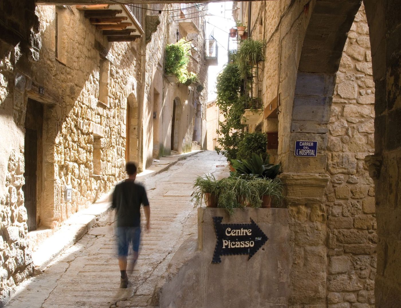 Rue du village d'Horta de Sant Joan - Terres de l'Ebre