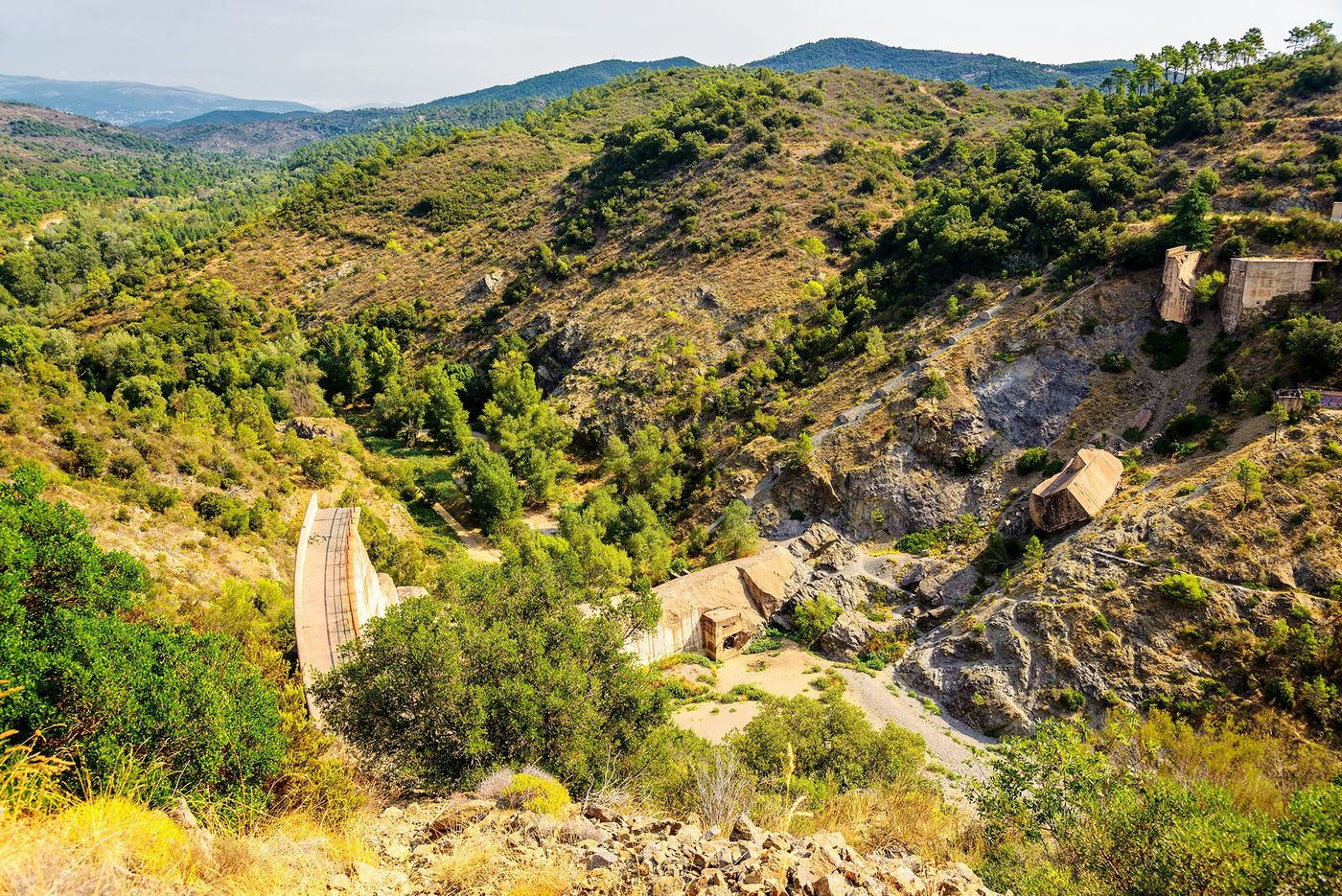 Ruines du barrage de Malpasset
