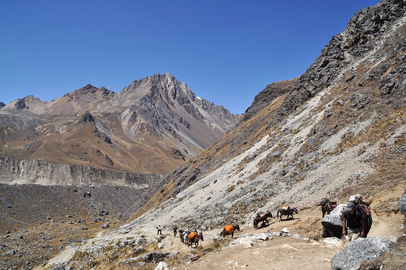 Pérou Montée au col Salkantay