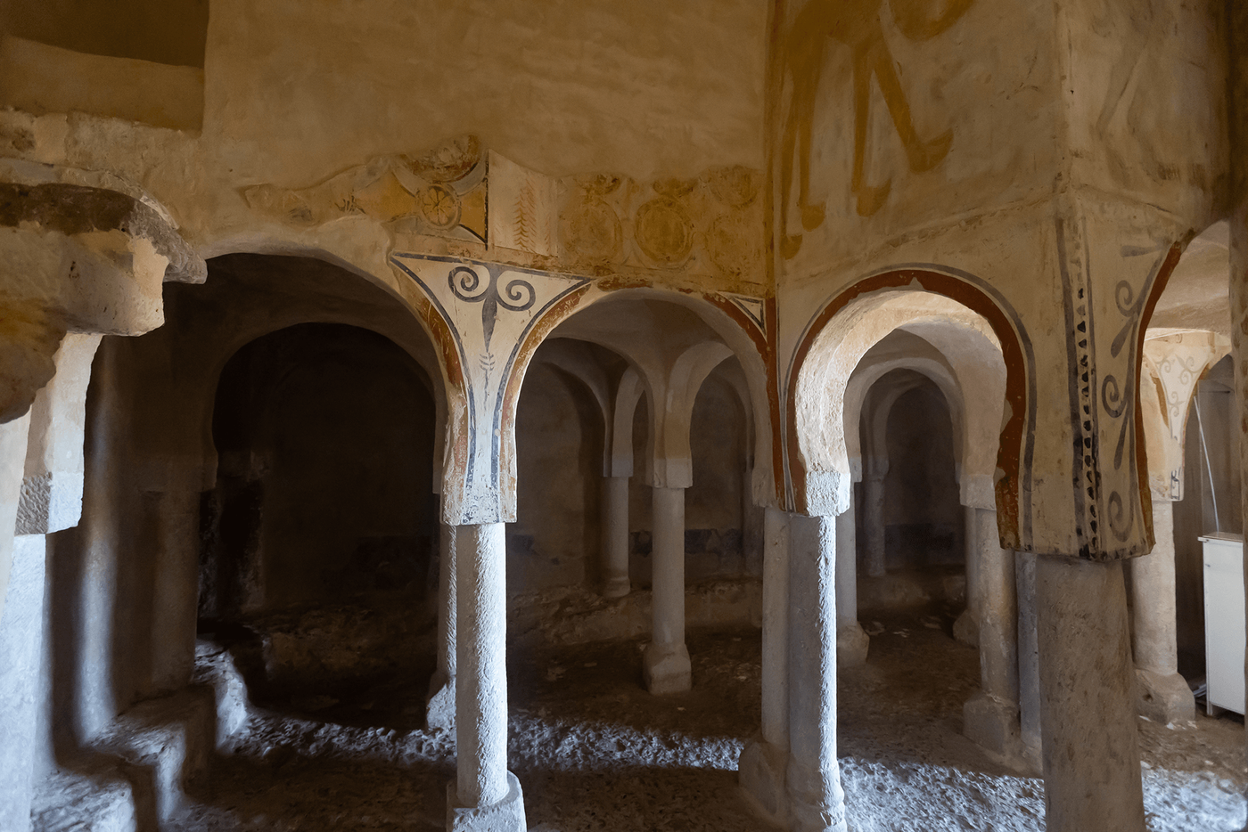 Fresques dans l'église de San Baudelio de Berlanga