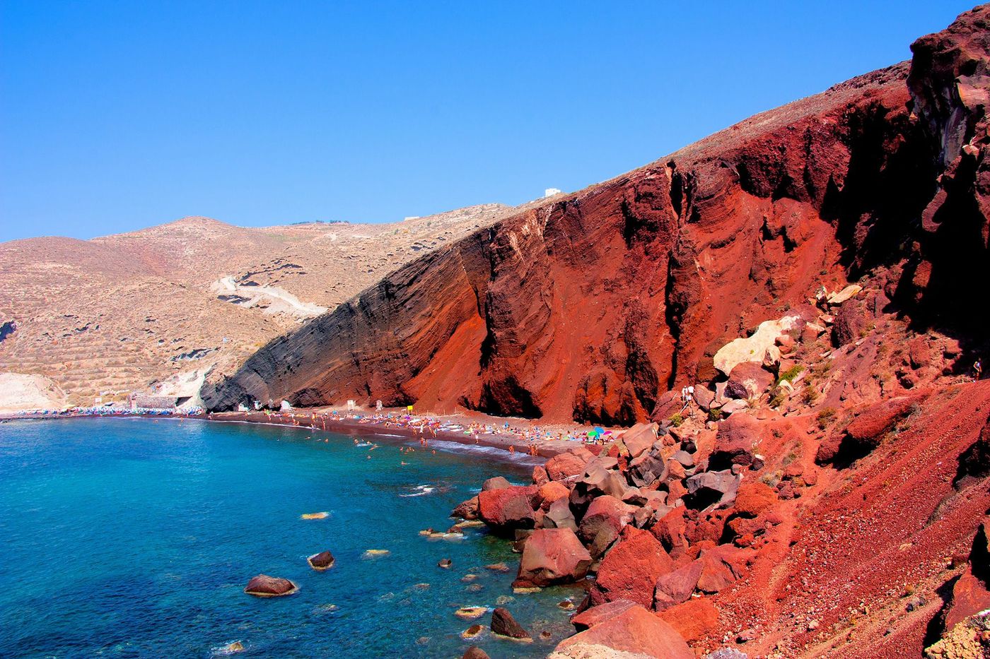 Santorin Red Beach