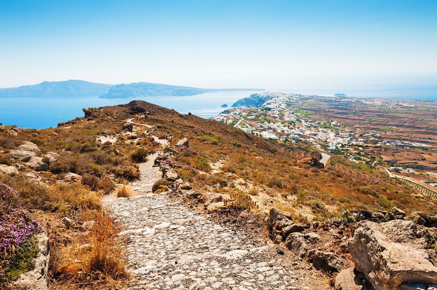 Santorin Sentier Oia à Fira