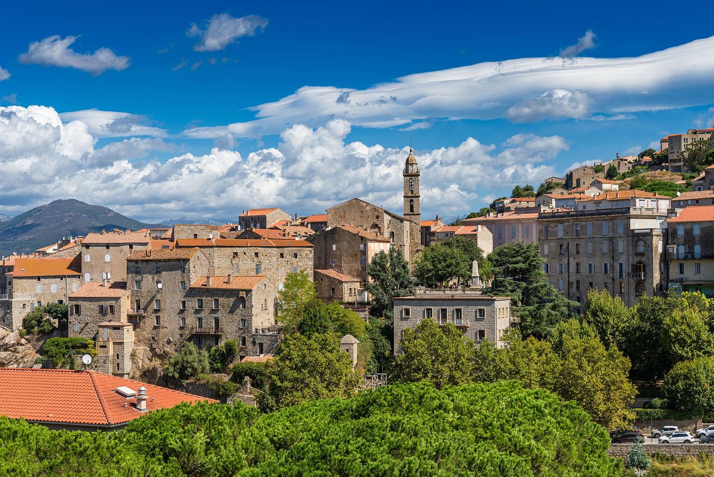 La ville de Sartène - Corse