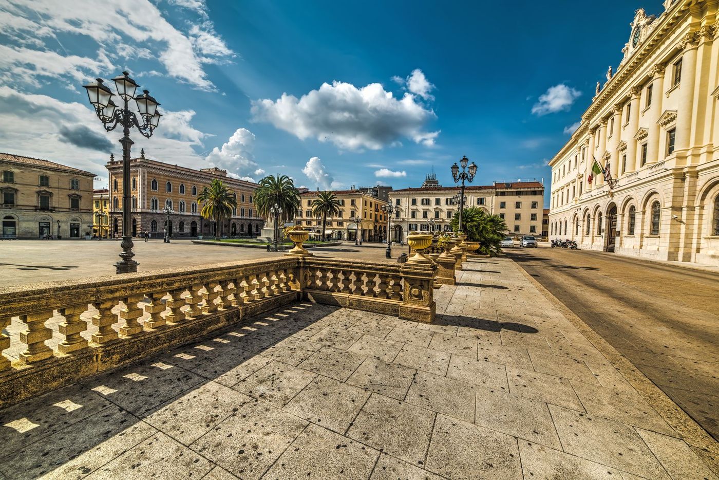 Sardaigne Sassari Piazza Italia