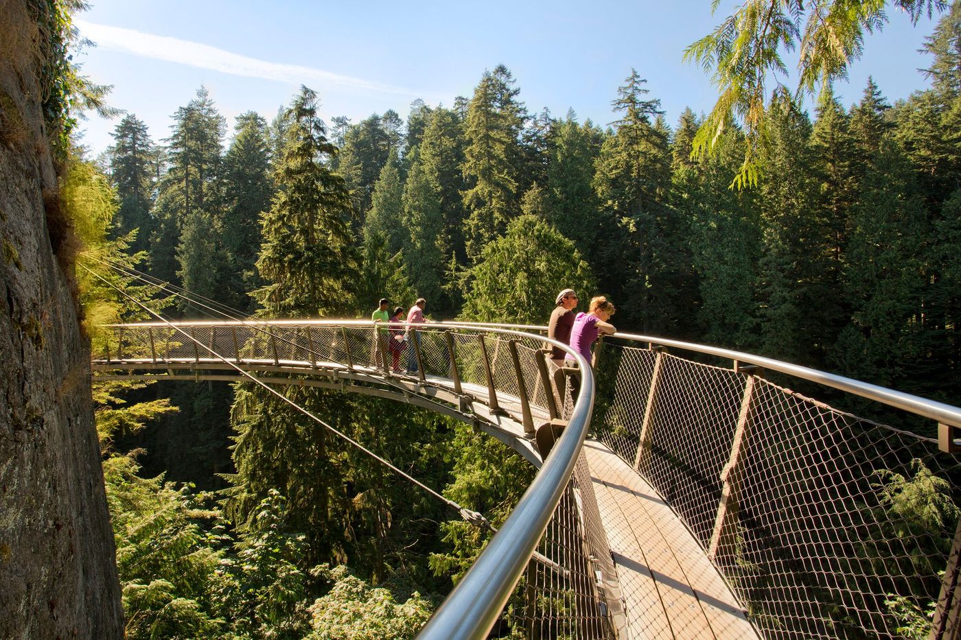 Colombie-Britannique Vancouver Parc du pont suspendu de Capilano