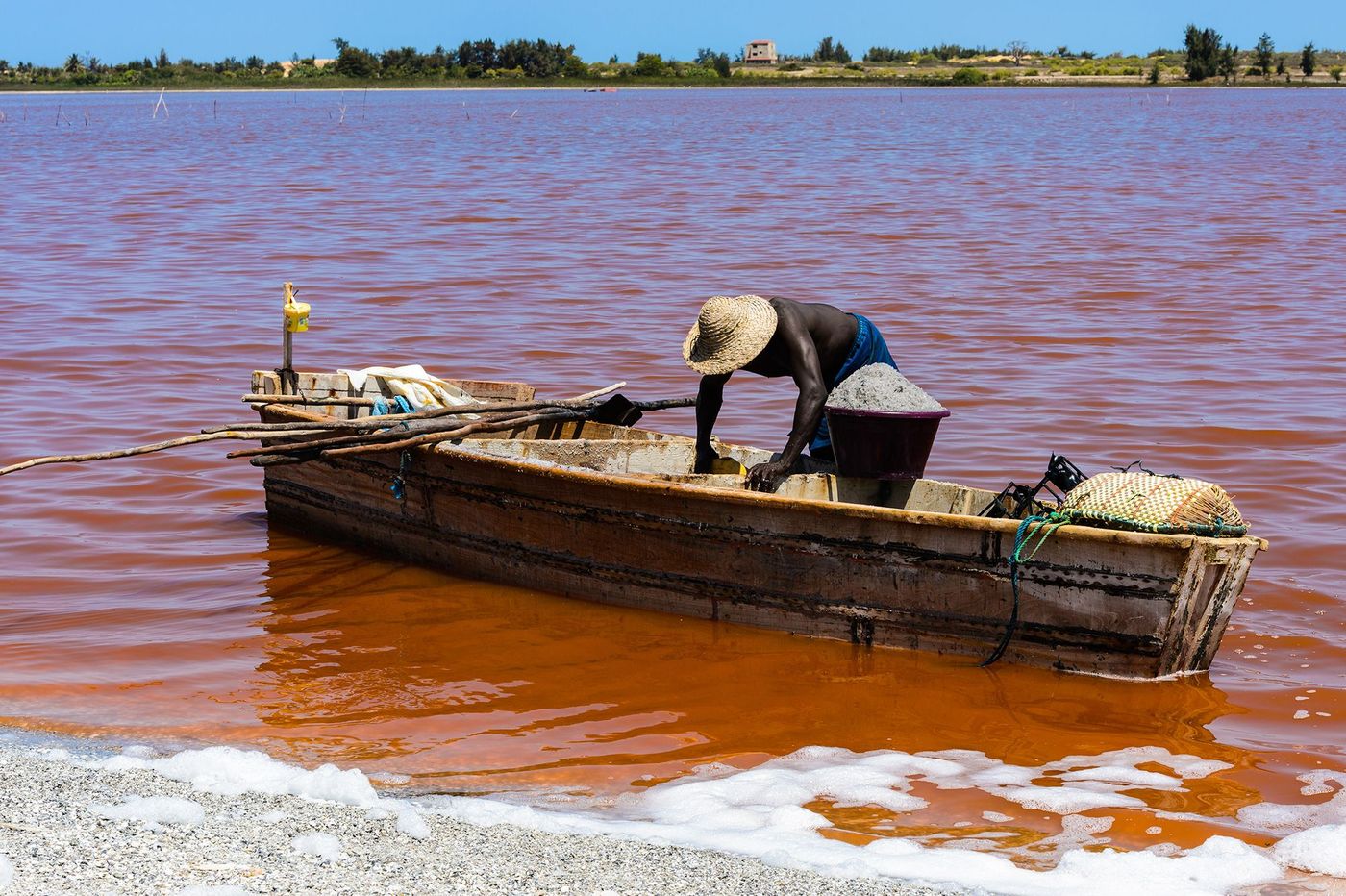 Sénégal Lac Rose ou Lac Retba