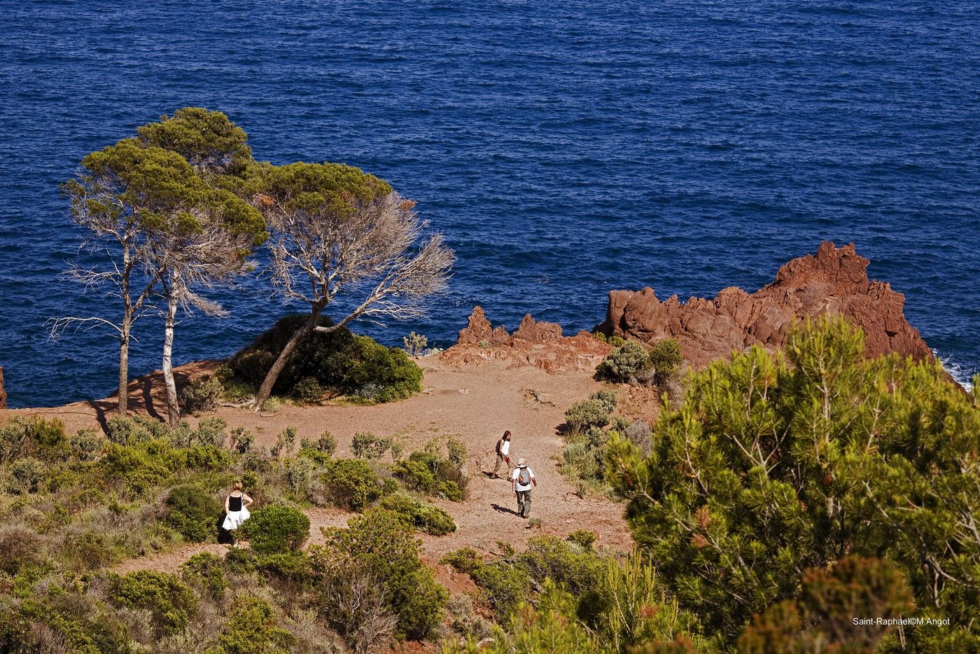 Côte d'Azur Estérel Sentier du littoral